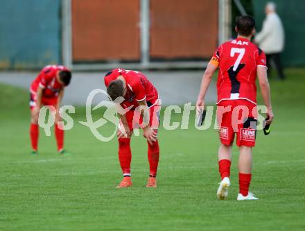 Fussball. Kaerntner Liga. WAC Amateure gegen SAK. Enttaeuscht (SAK). St. Andrae, 26.5.2017. 
Foto: Kuess
---
pressefotos, pressefotografie, kuess, qs, qspictures, sport, bild, bilder, bilddatenbank