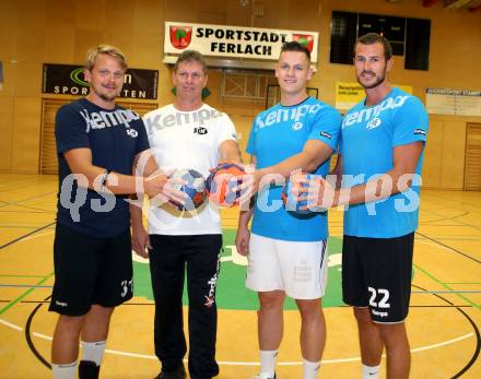 HLA. Handball SC Ferlach. Trainingsbeginn. Janez Gams, Walter Perkounig, Marek Pales, Dean Pomorisac.
Ferlach, am 24.7.2017.
Foto: Kuess
---
pressefotos, pressefotografie, kuess, qs, qspictures, sport, bild, bilder, bilddatenbank