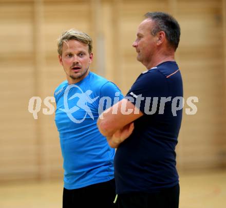 HLA. Handball SC Ferlach. Trainingsbeginn. Janez Gams, Trainer Ivan Vajdl.
Ferlach, am 24.7.2017.
Foto: Kuess
---
pressefotos, pressefotografie, kuess, qs, qspictures, sport, bild, bilder, bilddatenbank