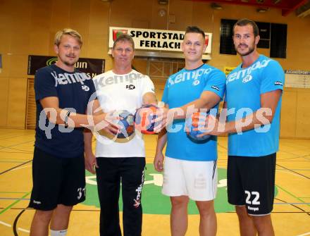 HLA. Handball SC Ferlach. Trainingsbeginn. Janez Gams, Walter Perkounig, Marek Pales, Dean Pomorisac.
Ferlach, am 24.7.2017.
Foto: Kuess
---
pressefotos, pressefotografie, kuess, qs, qspictures, sport, bild, bilder, bilddatenbank