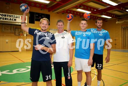 HLA. Handball SC Ferlach. Trainingsbeginn. Janez Gams, Walter Perkounig, Marek Pales, Dean Pomorisac.
Ferlach, am 24.7.2017.
Foto: Kuess
---
pressefotos, pressefotografie, kuess, qs, qspictures, sport, bild, bilder, bilddatenbank