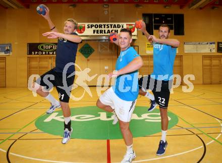 HLA. Handball SC Ferlach. Trainingsbeginn. Janez Gams, Marek Pales, Dean Pomorisac.
Ferlach, am 24.7.2017.
Foto: Kuess
---
pressefotos, pressefotografie, kuess, qs, qspictures, sport, bild, bilder, bilddatenbank