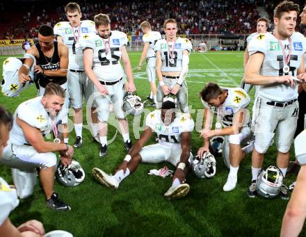 American Football. AFL. American Football League. Finale. Austrian Bowl. Dacia Vikings Vienna gegen Swarco Raiders Tirol.   (Raiders). Klagenfurt, am 29.7.2017.
Foto: Kuess
---
pressefotos, pressefotografie, kuess, qs, qspictures, sport, bild, bilder, bilddatenbank