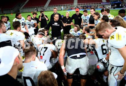 American Football. AFL. American Football League. Finale. Austrian Bowl. Dacia Vikings Vienna gegen Swarco Raiders Tirol.  (Raiders). Klagenfurt, am 29.7.2017.
Foto: Kuess
---
pressefotos, pressefotografie, kuess, qs, qspictures, sport, bild, bilder, bilddatenbank