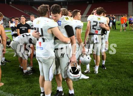 American Football. AFL. American Football League. Finale. Austrian Bowl. Dacia Vikings Vienna gegen Swarco Raiders Tirol.   (Raiders). Klagenfurt, am 29.7.2017.
Foto: Kuess
---
pressefotos, pressefotografie, kuess, qs, qspictures, sport, bild, bilder, bilddatenbank