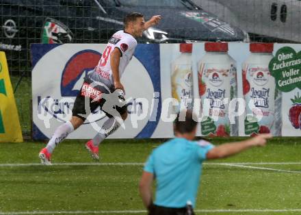 Fussball Tipico Bundesliga. RZ Pellets WAC gegen Cashpoint SCR Altach. Torjubel Bernd Gschweidl (WAC). Wolfsberg, am  6.8.2017.
Foto: Kuess

---
pressefotos, pressefotografie, kuess, qs, qspictures, sport, bild, bilder, bilddatenbank