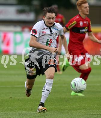 Fussball Tipico Bundesliga. RZ Pellets WAC gegen Cashpoint SCR Altach. Florian Flecker (WAC). Wolfsberg, am  6.8.2017.
Foto: Kuess

---
pressefotos, pressefotografie, kuess, qs, qspictures, sport, bild, bilder, bilddatenbank