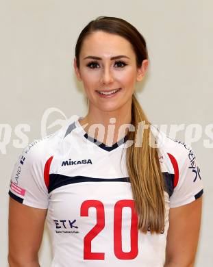 Volleyball. SG Kelag Wildcats Klagenfurt. Mannschaftsfototermin.  Jessica Niles. Klagenfurt, 20.10.2017.
Foto: Kuess
---
pressefotos, pressefotografie, kuess, qs, qspictures, sport, bild, bilder, bilddatenbank