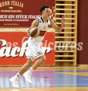 Basketball 2. Bundesliga. Grunddurchgang. 6. Runde. Woerthersee Piraten gegen BBU Salzburg. Lukas Hahn (Woerthersee Piraten). Klagenfurt, am 21.10.2017.
Foto: Kuess
---
pressefotos, pressefotografie, kuess, qs, qspictures, sport, bild, bilder, bilddatenbank