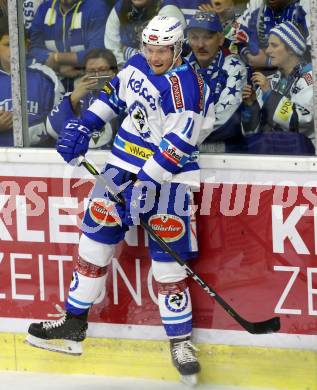 EBEL. Eishockey Bundesliga. KAC gegen 	VSV. Robert Flick (VSV). Klagenfurt, am 29.10.2017.
Foto: Kuess

---
pressefotos, pressefotografie, kuess, qs, qspictures, sport, bild, bilder, bilddatenbank