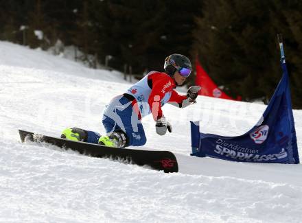 Snowboard. FIS Parallel RTL. Dominik Burgstaller (AUT). SimonhÃ¶he, am 17.2.2018.
Foto: Kuess
---
pressefotos, pressefotografie, kuess, qs, qspictures, sport, bild, bilder, bilddatenbank