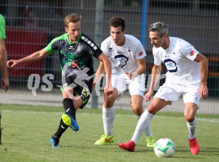 Fussball OEFB Cup. SAK gegen Voelkermarkt. Roman Sadnek, Thomas Riedl,  (SAK), Roman Adunka (Voelkermarkt). Klagenfurt, am 20.7.2018.
Foto: Kuess
---
pressefotos, pressefotografie, kuess, qs, qspictures, sport, bild, bilder, bilddatenbank