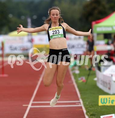 Leichtathletik, Oesterreichische Meisterschaften 2018.   Weitsprung. Julia Pum. Klagenfurt, am 21.7.2018.
Foto: Kuess
---
pressefotos, pressefotografie, kuess, qs, qspictures, sport, bild, bilder, bilddatenbank