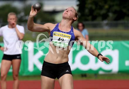 Leichtathletik. Oesterreichische Meisterschaften 2018.  Christina Scheffauer. Klagenfurt, am 22.7.2018.
Foto: Kuess
---
pressefotos, pressefotografie, kuess, qs, qspictures, sport, bild, bilder, bilddatenbank