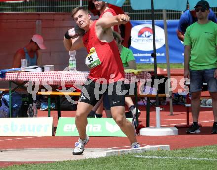 Leichtathletik. Oesterreichische Meisterschaften 2018.  Kugelstossen. Alexander Gesierich. Klagenfurt, am 22.7.2018.
Foto: Kuess
---
pressefotos, pressefotografie, kuess, qs, qspictures, sport, bild, bilder, bilddatenbank