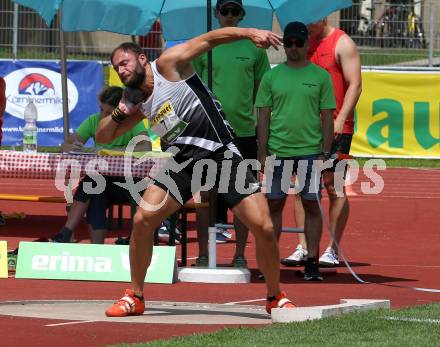 Leichtathletik. Oesterreichische Meisterschaften 2018.  Kugelstossen. Heimo KASPAR. Klagenfurt, am 22.7.2018.
Foto: Kuess
---
pressefotos, pressefotografie, kuess, qs, qspictures, sport, bild, bilder, bilddatenbank