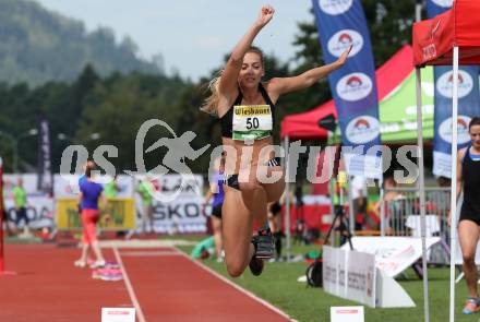 Leichtathletik. Oesterreichische Meisterschaften 2018.  Dreisprung Frauen. Isabella Pomarolli. Klagenfurt, am 22.7.2018.
Foto: Kuess
---
pressefotos, pressefotografie, kuess, qs, qspictures, sport, bild, bilder, bilddatenbank