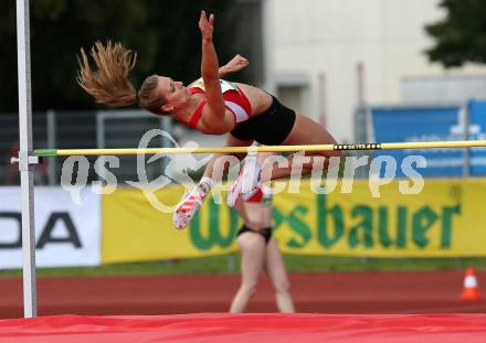 Leichtathletik, Oesterreichische Meisterschaften 2018.   Hochsprung Frauen. Sarah Zimmer. Klagenfurt, am 21.7.2018.
Foto: Kuess
---
pressefotos, pressefotografie, kuess, qs, qspictures, sport, bild, bilder, bilddatenbank