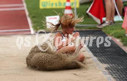 Leichtathletik, Oesterreichische Meisterschaften 2018.   Weitsprung. Karin Strametz. Klagenfurt, am 21.7.2018.
Foto: Kuess
---
pressefotos, pressefotografie, kuess, qs, qspictures, sport, bild, bilder, bilddatenbank