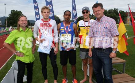 Leichtathletik. Oesterreichische Meisterschaften 2018.  400 Meter Huerden. Unterkoefler, Markus KORNFELD, Dominik HUFNAGL, Sebastian GAUGL, Christian Scheider. Klagenfurt, am 22.7.2018.
Foto: Kuess
---
pressefotos, pressefotografie, kuess, qs, qspictures, sport, bild, bilder, bilddatenbank