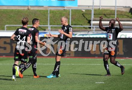 Fussball tipico Bundesliga. RZ Pellets WAC gegen FC Wacker Innsbruck.  Torjubel Michael Liendl (WAC). Wolfsberg, am 16.9.2018.
Foto: Kuess

---
pressefotos, pressefotografie, kuess, qs, qspictures, sport, bild, bilder, bilddatenbank