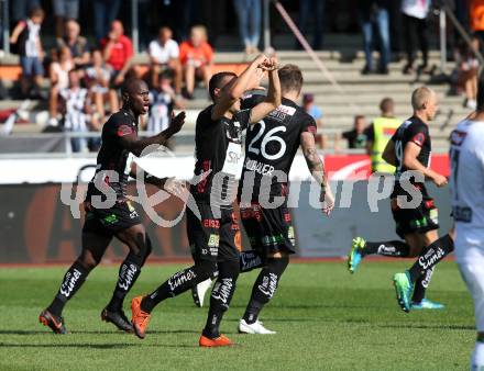 Fussball tipico Bundesliga. RZ Pellets WAC gegen FC Wacker Innsbruck.  Torjubel Michael Liendl (WAC). Wolfsberg, am 16.9.2018.
Foto: Kuess

---
pressefotos, pressefotografie, kuess, qs, qspictures, sport, bild, bilder, bilddatenbank