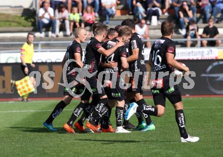 Fussball tipico Bundesliga. RZ Pellets WAC gegen FC Wacker Innsbruck.  Torjubel Michael Liendl (WAC). Wolfsberg, am 16.9.2018.
Foto: Kuess

---
pressefotos, pressefotografie, kuess, qs, qspictures, sport, bild, bilder, bilddatenbank