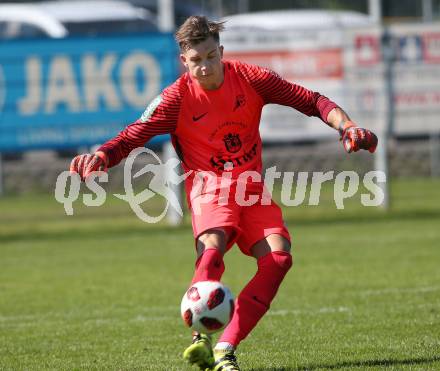 Fussball Unterliga Ost. ASK gegen Kraig.  Kevin Franz Schorn (Kraig). Klagenfurt, am 9.9.2018.
Foto: Kuess
---
pressefotos, pressefotografie, kuess, qs, qspictures, sport, bild, bilder, bilddatenbank