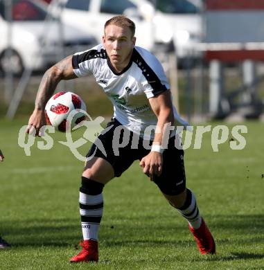 Fussball Unterliga Ost. ASK gegen Kraig. Andreas Bernhard Schritliser (ASK). Klagenfurt, am 9.9.2018.
Foto: Kuess
---
pressefotos, pressefotografie, kuess, qs, qspictures, sport, bild, bilder, bilddatenbank