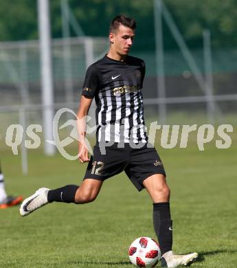 Fussball Unterliga Ost. ASK gegen Kraig.  Benjamin Lamzari (Kraig). Klagenfurt, am 9.9.2018.
Foto: Kuess
---
pressefotos, pressefotografie, kuess, qs, qspictures, sport, bild, bilder, bilddatenbank