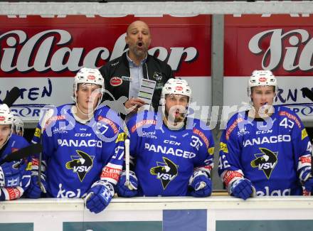 EBEL. Eishockey Bundesliga. EC VSV gegen KHL Medvescak Zagreb. Trainer Gerhard Unterluggauer (VSV). Villach, am 1.9.2018.
Foto: Kuess 


---
pressefotos, pressefotografie, kuess, qs, qspictures, sport, bild, bilder, bilddatenbank