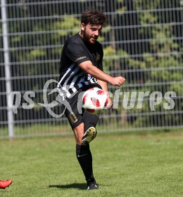 Fussball Unterliga Ost. ASK gegen Kraig. Leonard Ibrahimi (Kraig). Klagenfurt, am 9.9.2018.
Foto: Kuess
---
pressefotos, pressefotografie, kuess, qs, qspictures, sport, bild, bilder, bilddatenbank