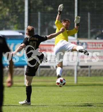 Fussball Unterliga Ost. ASK gegen Kraig. Alexander Schenk, (ASK), Martin Franz Alexander Lamzari  (Kraig). Klagenfurt, am 9.9.2018.
Foto: Kuess
---
pressefotos, pressefotografie, kuess, qs, qspictures, sport, bild, bilder, bilddatenbank