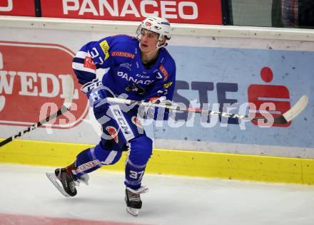 EBEL. Eishockey Bundesliga. EC VSV gegen KHL Medvescak Zagreb. 	Kromp Christof (VSV). Villach, am 1.9.2018.
Foto: Kuess 


---
pressefotos, pressefotografie, kuess, qs, qspictures, sport, bild, bilder, bilddatenbank