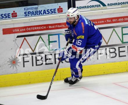 EBEL. Eishockey Bundesliga. EC VSV gegen KHL Medvescak Zagreb. Sharp MacGregor (VSV). Villach, am 1.9.2018.
Foto: Kuess 


---
pressefotos, pressefotografie, kuess, qs, qspictures, sport, bild, bilder, bilddatenbank