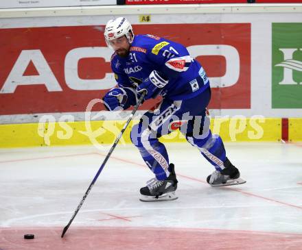 EBEL. Eishockey Bundesliga. EC VSV gegen KHL Medvescak Zagreb. Pelech Matthew (VSV). Villach, am 1.9.2018.
Foto: Kuess 


---
pressefotos, pressefotografie, kuess, qs, qspictures, sport, bild, bilder, bilddatenbank