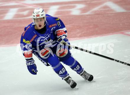 EBEL. Eishockey Bundesliga. EC VSV gegen KHL Medvescak Zagreb. 	Lanzinger Benjamin (VSV). Villach, am 1.9.2018.
Foto: Kuess 


---
pressefotos, pressefotografie, kuess, qs, qspictures, sport, bild, bilder, bilddatenbank