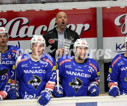 EBEL. Eishockey Bundesliga. EC VSV gegen KHL Medvescak Zagreb. Trainer UNTERLUGGAUER Gerhard (VSV). Villach, am 1.9.2018.
Foto: Kuess 


---
pressefotos, pressefotografie, kuess, qs, qspictures, sport, bild, bilder, bilddatenbank