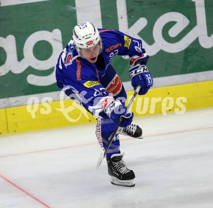 EBEL. Eishockey Bundesliga. EC VSV gegen KHL Medvescak Zagreb. 	Lanzinger Benjamin (VSV). Villach, am 1.9.2018.
Foto: Kuess 


---
pressefotos, pressefotografie, kuess, qs, qspictures, sport, bild, bilder, bilddatenbank