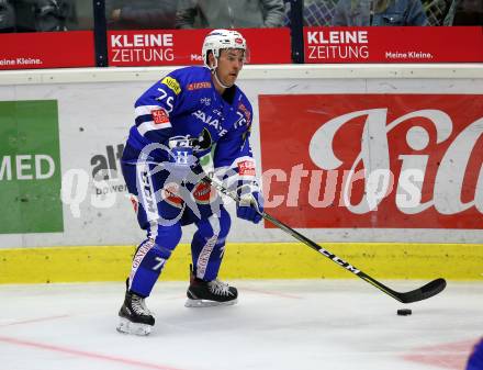 EBEL. Eishockey Bundesliga. EC VSV gegen KHL Medvescak Zagreb. Down Blaine (VSV). Villach, am 1.9.2018.
Foto: Kuess 


---
pressefotos, pressefotografie, kuess, qs, qspictures, sport, bild, bilder, bilddatenbank