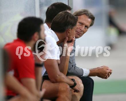 Fussball 2. Liga. SK Austria Klagenfurt gegen SC Wiener Neustadt. Trainer Franz Polanz (Austria Klagenfurt). Klagenfurt, am 23.9.2018.
Foto: Kuess
---
pressefotos, pressefotografie, kuess, qs, qspictures, sport, bild, bilder, bilddatenbank