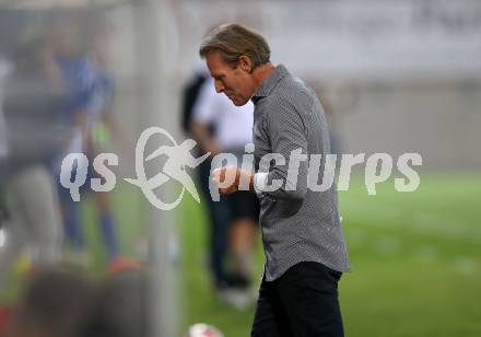 Fussball 2. Liga. SK Austria Klagenfurt gegen SC Wiener Neustadt. Trainer Franz Polanz (Austria Klagenfurt). Klagenfurt, am 23.9.2018.
Foto: Kuess
---
pressefotos, pressefotografie, kuess, qs, qspictures, sport, bild, bilder, bilddatenbank