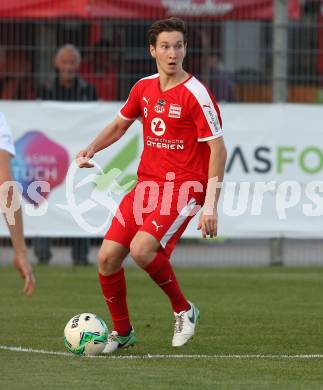 Fussball Kaerntner Liga. SAK gegen KAC 1909. Maximilian Hubert Watscher	 (KAC). Klagenfurt, am 21.9.2018. Foto: Kuess
---
pressefotos, pressefotografie, kuess, qs, qspictures, sport, bild, bilder, bilddatenbank