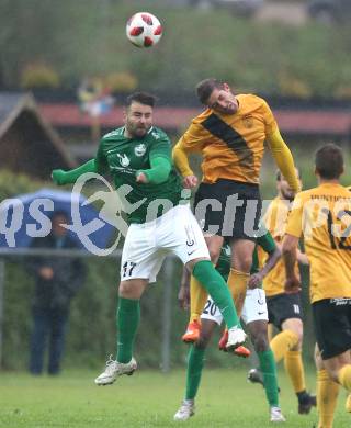 Fussball Unterliga Ost. Grafenstein gegen Donau. Manuel Reichel  (Grafenstein), Nikola Andrijevic (Donau). Grafenstein, am 22.9.2018.
Foto: Kuess
---
pressefotos, pressefotografie, kuess, qs, qspictures, sport, bild, bilder, bilddatenbank