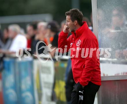 Fussball OEFB Cup. SAK gegen FAC Wien. Trainer Oliver Oberhammer  (FAC). Klagenfurt, am 24.9.2018.
Foto: Kuess
---
pressefotos, pressefotografie, kuess, qs, qspictures, sport, bild, bilder, bilddatenbank