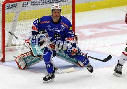 EBEL. Eishockey Bundesliga. EC VSV gegen HCB Suedtirol Alperia. Blaine Down (VSV). Villach, am 28.9.2018.
Foto: Kuess 


---
pressefotos, pressefotografie, kuess, qs, qspictures, sport, bild, bilder, bilddatenbank