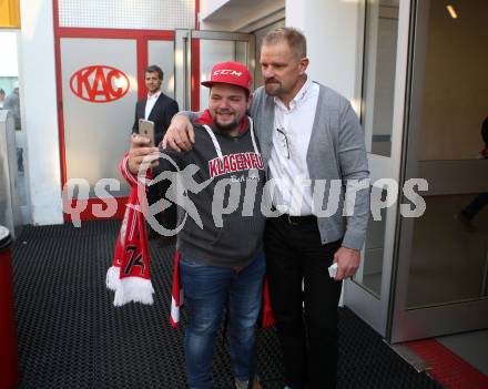 EBEL. Eishockey Bundesliga. KAC gegen HC TWK Innsbruck. Trainer Petri Matikainen  (KAC). Klagenfurt, am 14.10.2018.
Foto: Kuess

---
pressefotos, pressefotografie, kuess, qs, qspictures, sport, bild, bilder, bilddatenbank