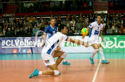 Volleyball Champions League. SK Posojilnica Aich/Dob gegen Lycurgus Groningen (NED). Wytze Kooistra (Groningen). Klagenfurt, am 17.10.2018.
Foto: Kuess
---
pressefotos, pressefotografie, kuess, qs, qspictures, sport, bild, bilder, bilddatenbank