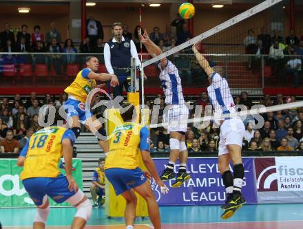 Volleyball Champions League. SK Posojilnica Aich/Dob gegen Lycurgus Groningen (NED). Nejc Pusnik (Aich/Dob). Klagenfurt, am 17.10.2018.
Foto: Kuess
---
pressefotos, pressefotografie, kuess, qs, qspictures, sport, bild, bilder, bilddatenbank