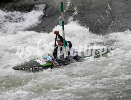 Kayak. Alpe Adria Kanu Slalom.  Roemer Max.  Gurk (Fluss), 7.10.2018.
Foto: Kuess
---
pressefotos, pressefotografie, kuess, qs, qspictures, sport, bild, bilder, bilddatenbank